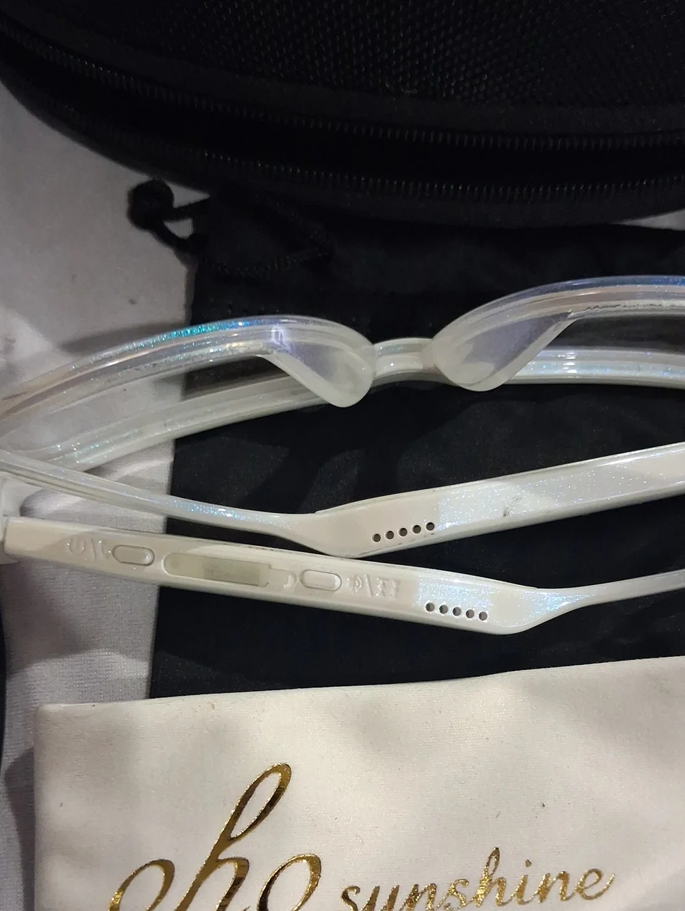 OhO sunshine - Smart Glasses with Blue Light Blocking Lens, Open-Ear Bluetooth
